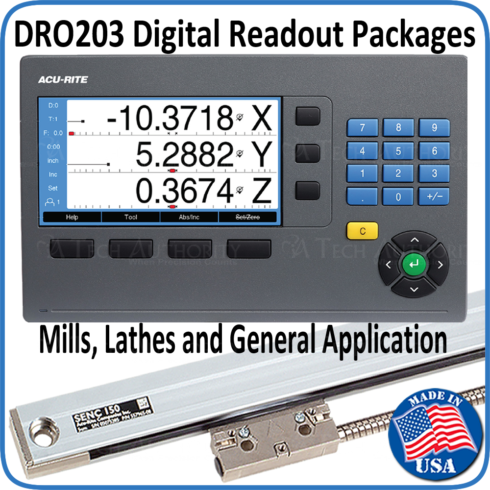 DRO203 Lathe Packages